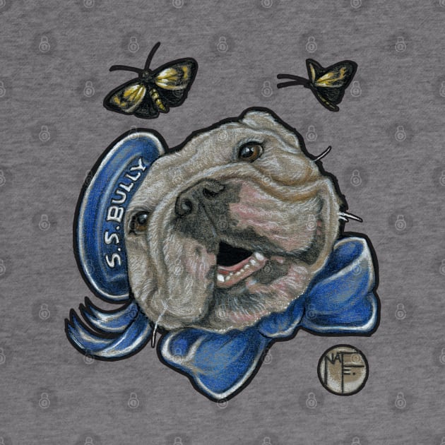 Bulldog Sailor by Nat Ewert Art